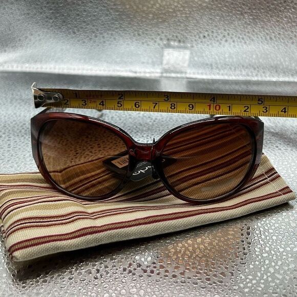 Garçon Vielle Modo Oversized Sunglasses Women’s Engraved Callout Arms Brown - Picture 2 of 6